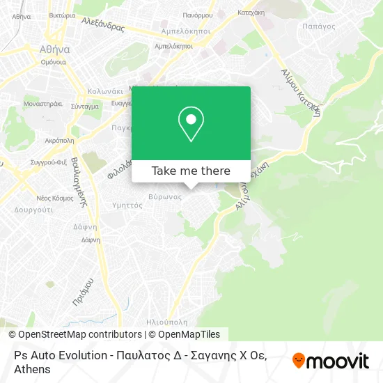 Ps Auto Evolution - Παυλατος Δ - Σαγανης Χ Οε map