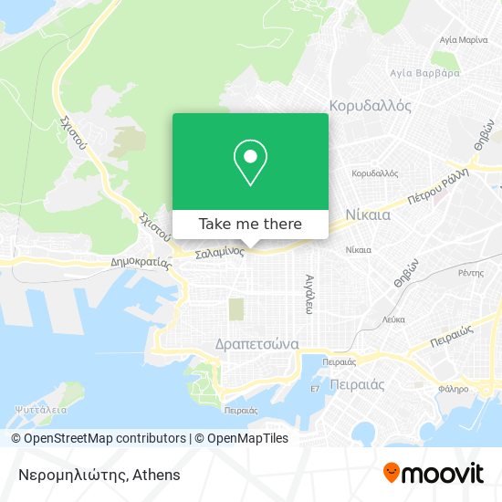 Νερομηλιώτης map