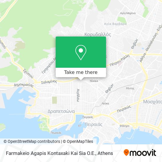 Farmakeio Agapis Kontaxaki Kai Sia O.E. map