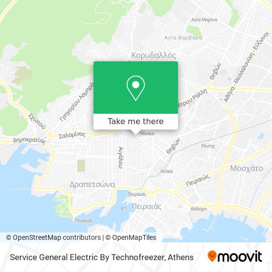 Service General Electric By Technofreezer map