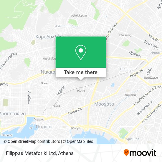 Filippas Metaforiki Ltd map