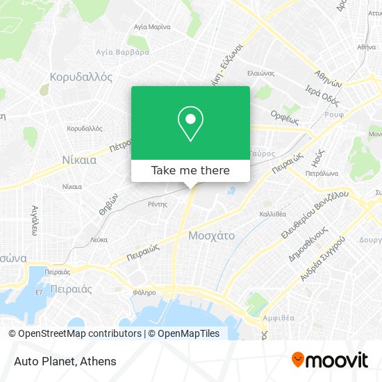 Auto Planet map
