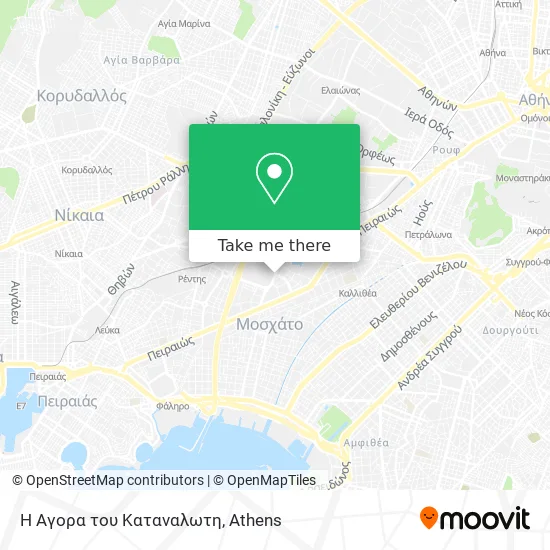 Η Αγορα του Καταναλωτη map