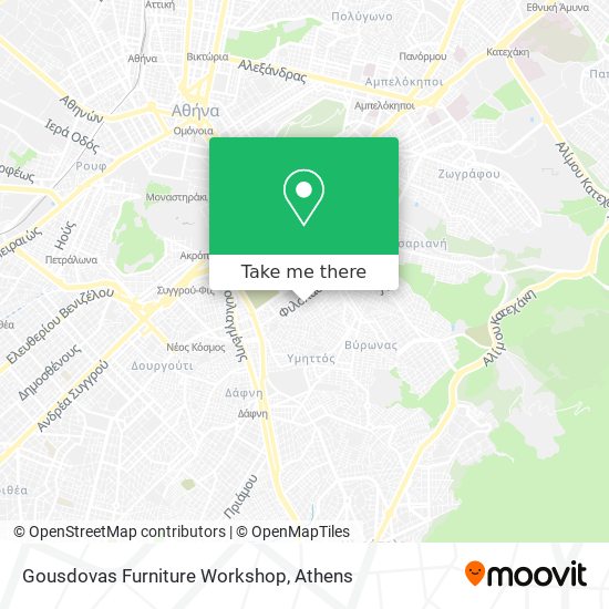 Gousdovas Furniture Workshop map