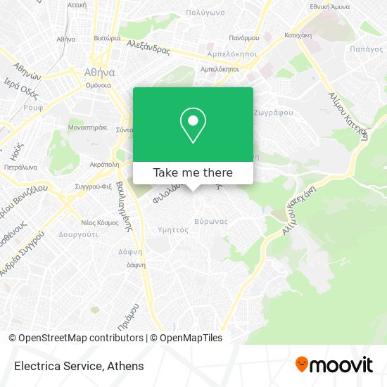Electrica Service map