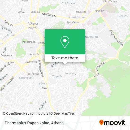 Pharmaplus Papanikolao map