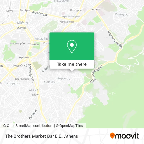 The Brothers Market Bar E.E. map