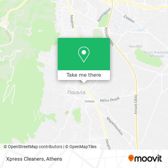 Xpress Cleaners map