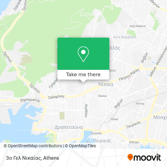 3ο Γελ Νικαίας map