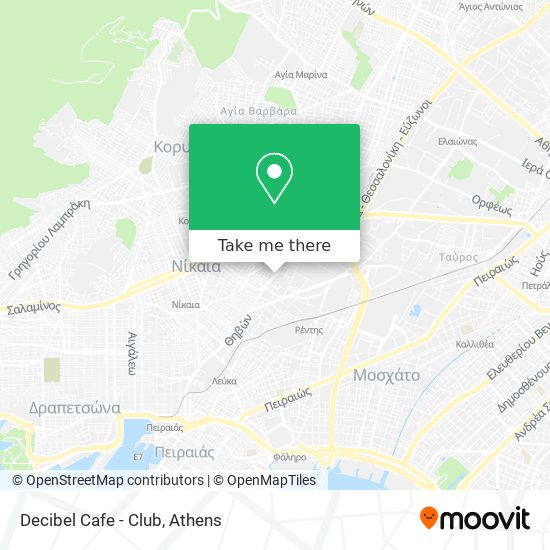 Decibel Cafe - Club map