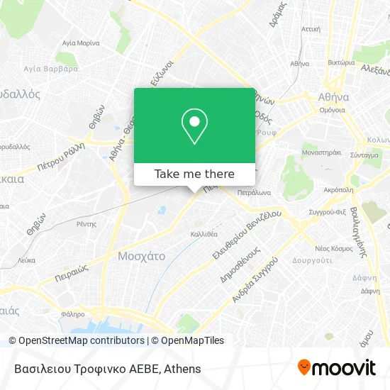 Βασιλειου Τροφινκο ΑΕΒΕ map