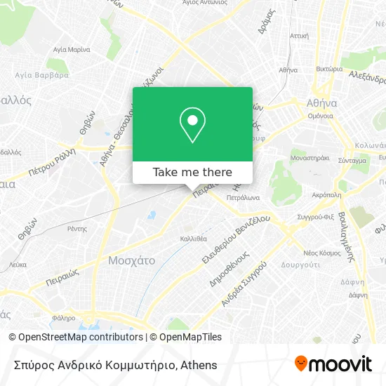 Σπύρος Ανδρικό Κομμωτήριο map