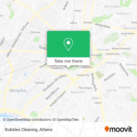 Bubbles Cleaning map