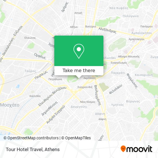 Tour Hotel Travel map