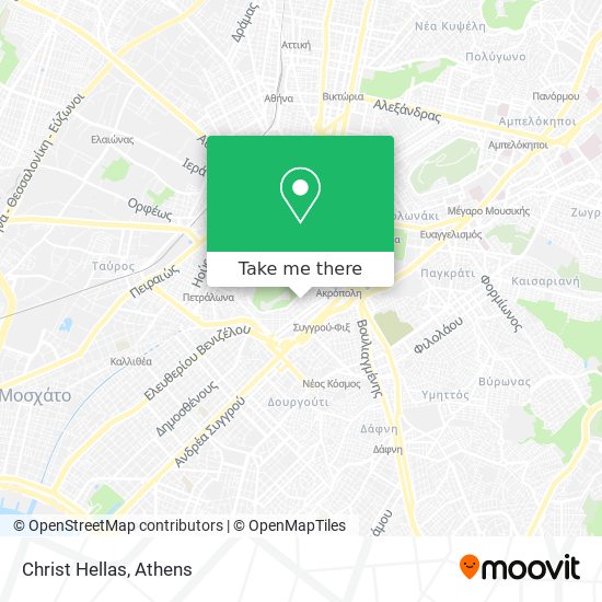 Christ Hellas map