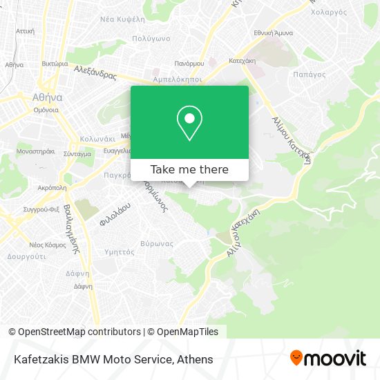 Kafetzakis BMW Moto Service map