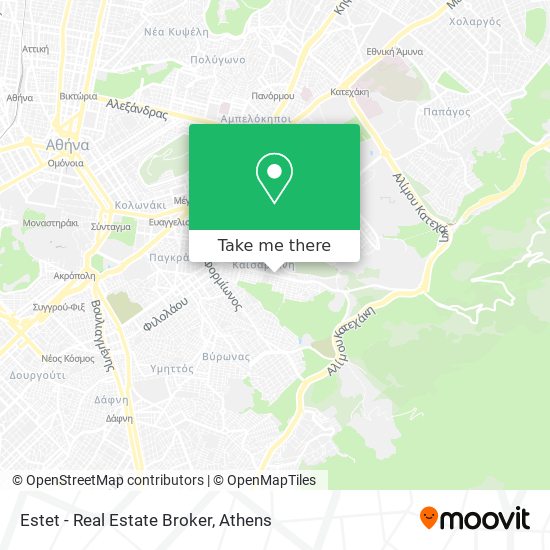 Estet - Real Estate Broker map