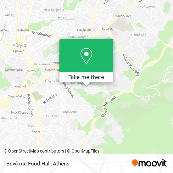 Βενέτης Food Hall map