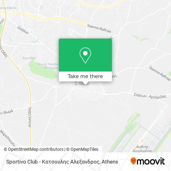 Sportivo Club - Κατσουλης Αλεξανδρος map