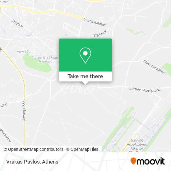 Vrakas Pavlos map