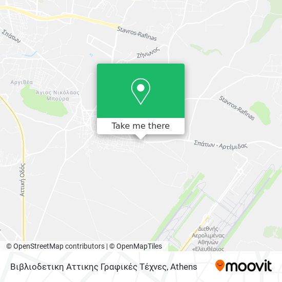 Βιβλιοδετικη Αττικης Γραφικές Τέχνες map