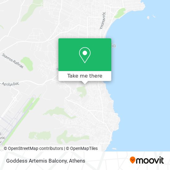 Goddess Artemis Balcony map