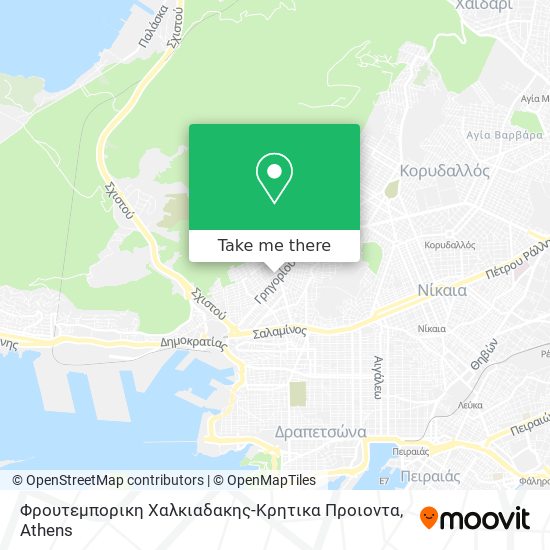 Φρουτεμπορικη Χαλκιαδακης-Κρητικα Προιοντα map