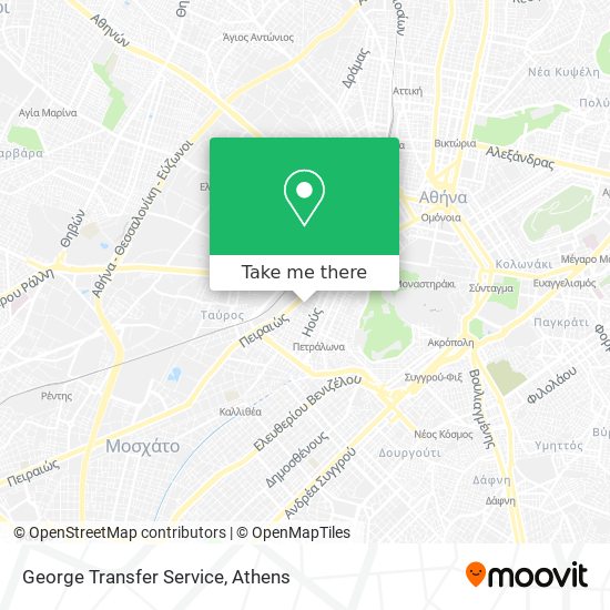 George Transfer Service map
