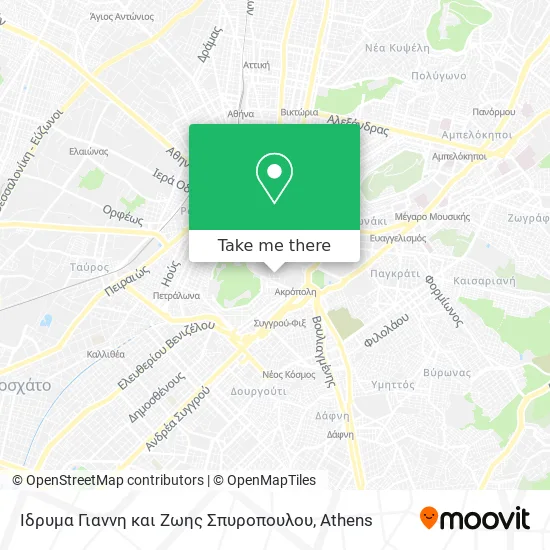 Ιδρυμα Γιαννη και Ζωης Σπυροπουλου map