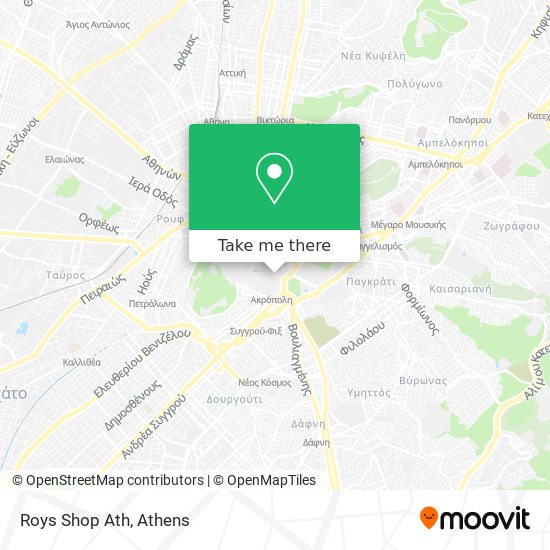 Roys Shop Ath map