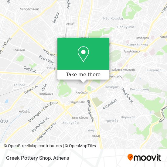 Greek Pottery Shop map