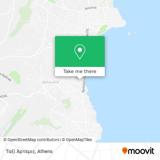 Ταξί Άρτεμις map