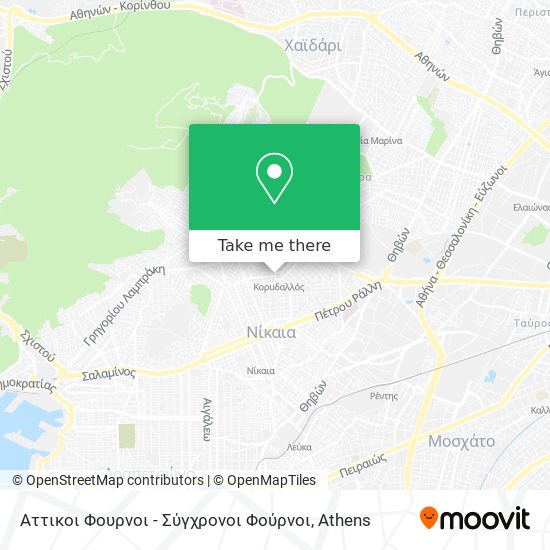 Αττικοι Φουρνοι - Σύγχρονοι Φούρνοι map