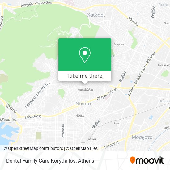 Dental Family Care Korydallos map