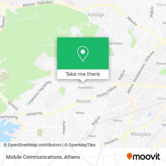 Mobile Communications map