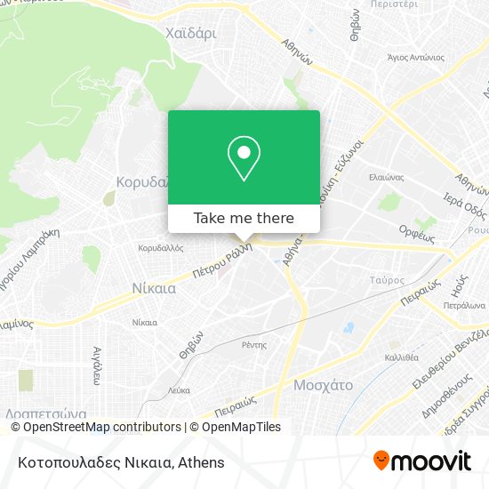 Κοτοπουλαδες Νικαια map