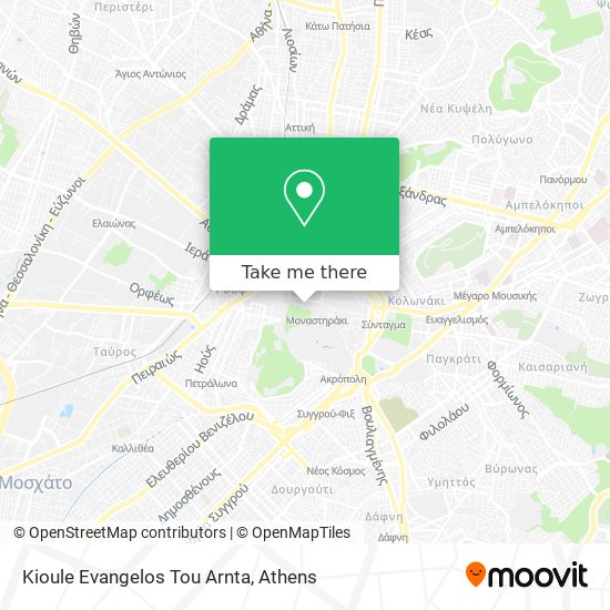 Kioule Evangelos Tou Arnta map