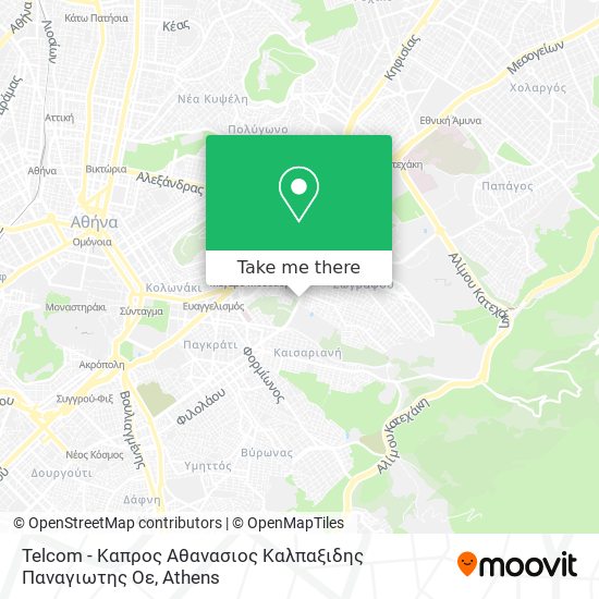 Telcom - Καπρος Αθανασιος Καλπαξιδης Παναγιωτης Οε map