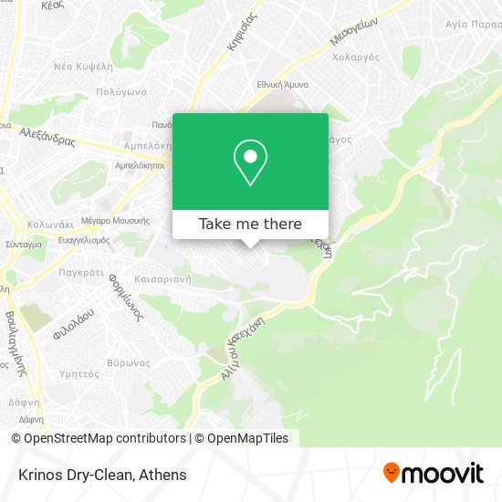 Krinos Dry-Clean map
