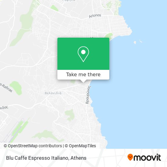 Blu Caffe Espresso Italiano map