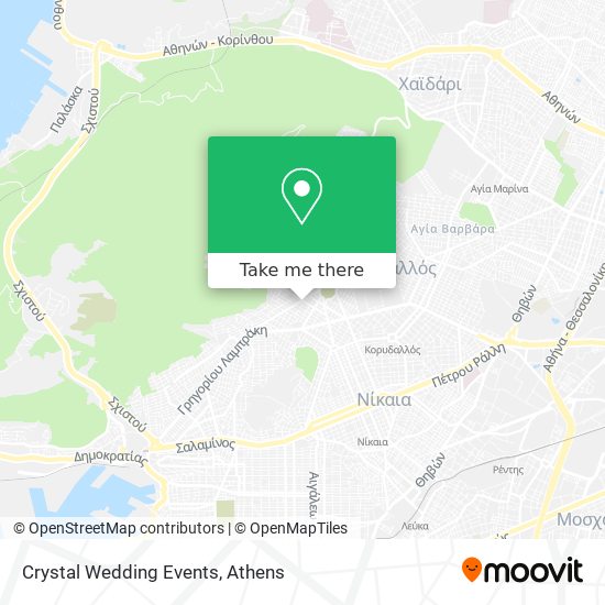 Crystal Wedding Events map