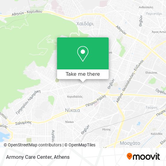 Armony Care Center map