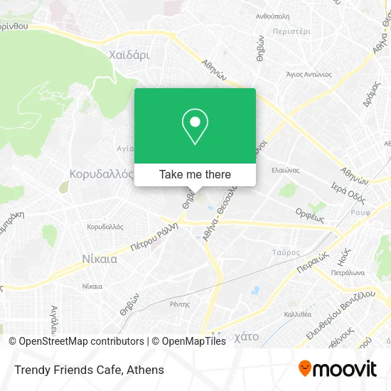 Trendy Friends Cafe map
