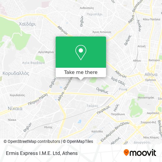 Ermis Express I.M.E. Ltd map