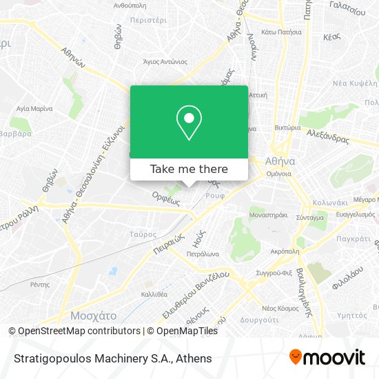 Stratigopoulos Machinery S.A. map
