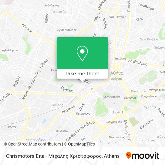 Chrismotors Επε - Μιχαλης Χριστοφορος map