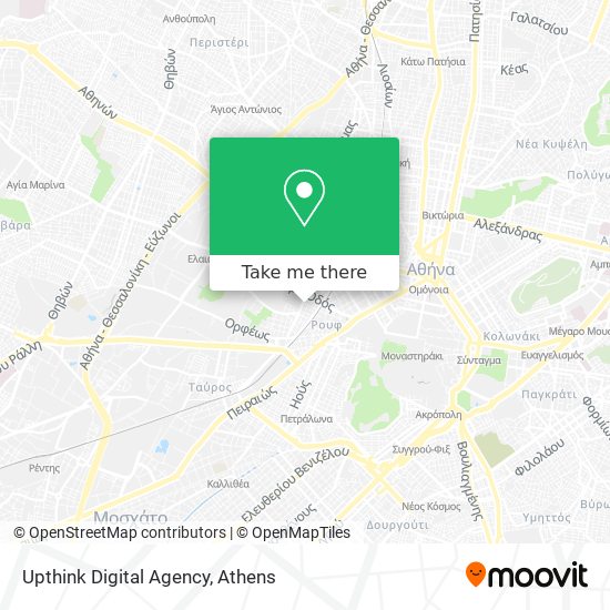 Upthink Digital Agency map