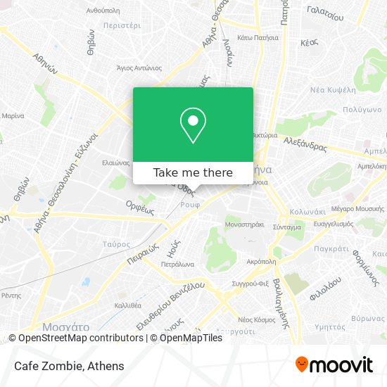 Cafe Zombie map