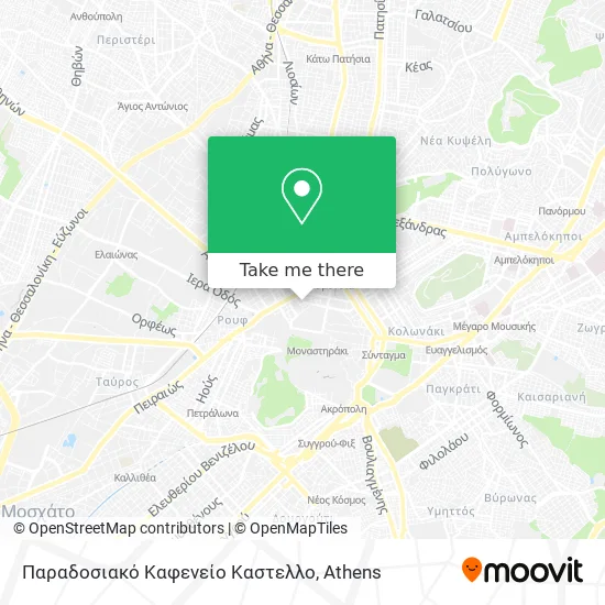 Παραδοσιακό Καφενείο Καστελλο map