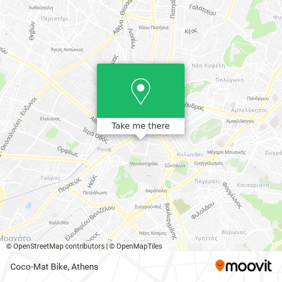 Coco-Mat Bike map